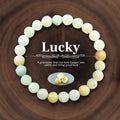 Natural Jadeite Lucky Bracelet - Healing Crystal for Protection & Fortune