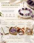 AA Custom Crystal Bracelet - Personalized Natural Gemstone Healing Jewelry